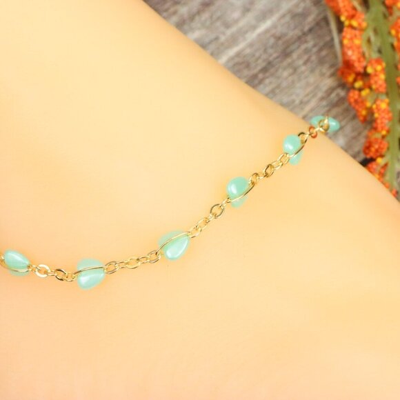 "Elegant Handmade Anklet – Delicate Jewelry for Women, MAR091190 - Picture 6 of 10